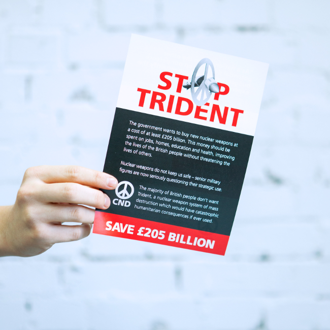 Leaflet - Stop Trident