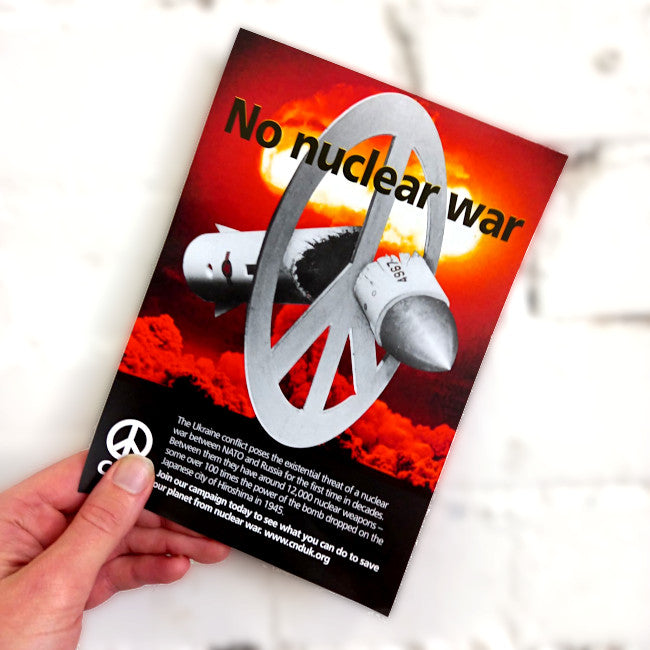 Leaflet - No Nuclear War X 100