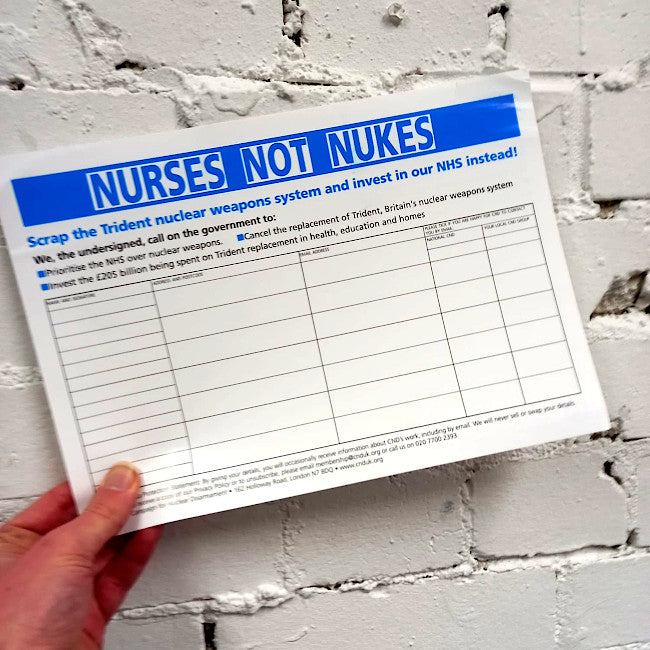 Petition - Nurses Not Nukes X 10