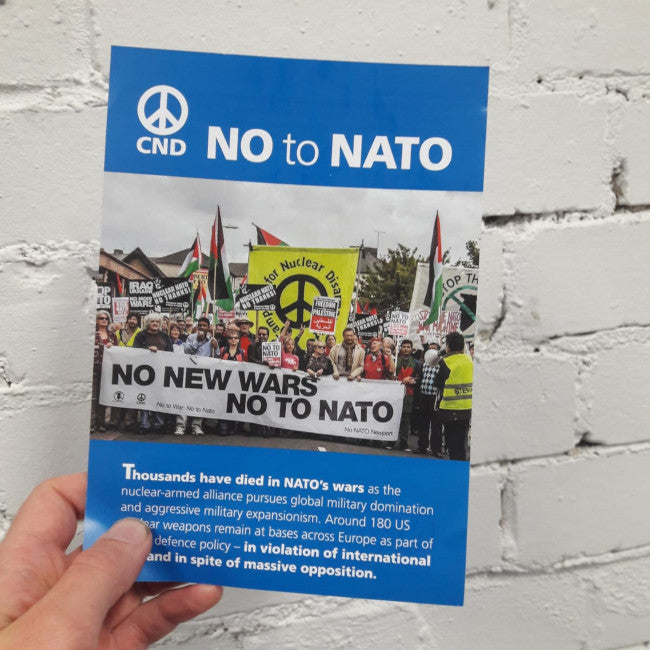 Leaflet - No to NATO X 100