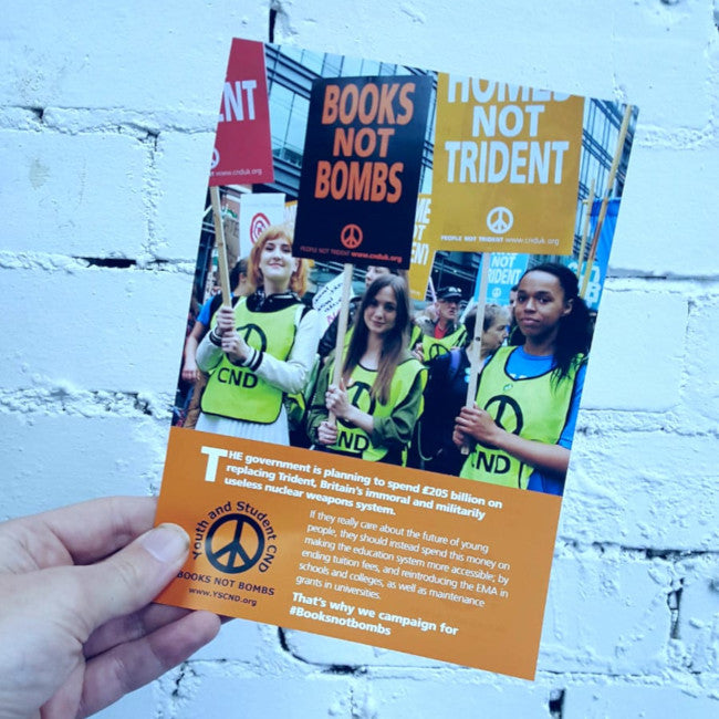 Leaflet - Youth and Student CND X 100