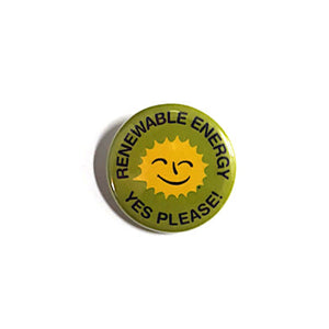 Renewable Energy Yes Please Badge